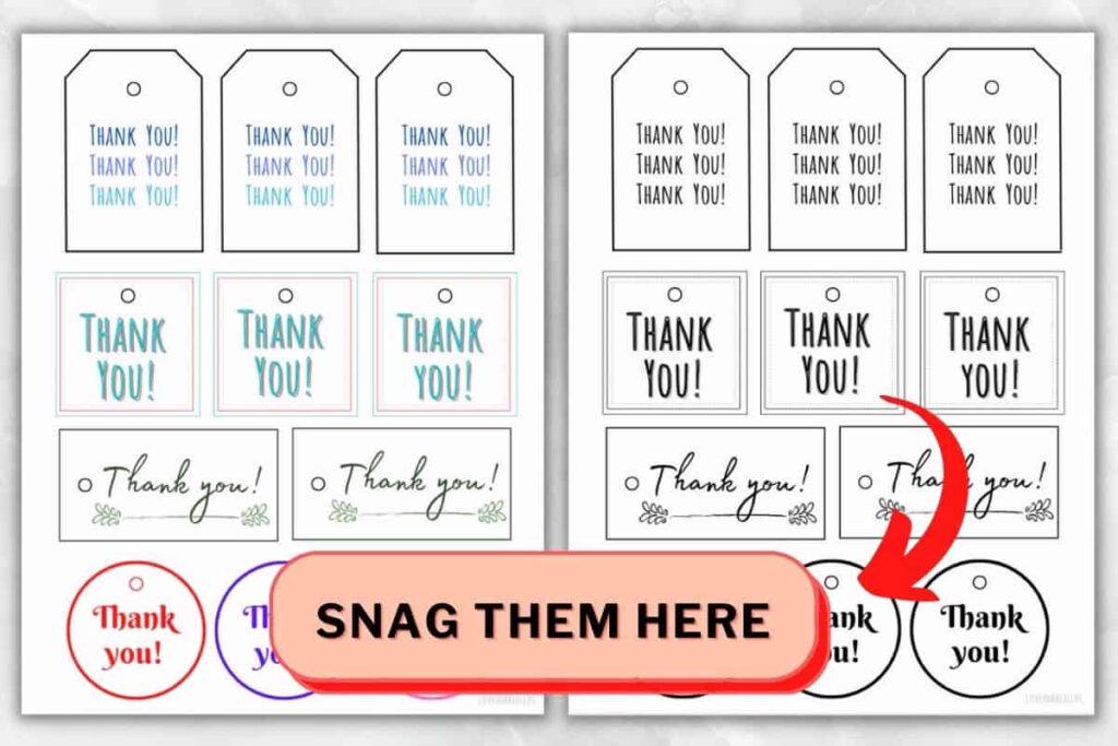 22 Free Printable Thank You Gift Tags (For Gifts & Cards) ⋆ Love Within Free Printable Thank You Tags Template 22 Free Printable Thank You Gift Tags (For Gifts & Cards) ⋆ Love Within Free Printable Thank You Tags Template