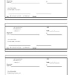 23 Blank Check Templates (Real & Fake) ᐅ Templatelab In Free Printable Blank Checks
