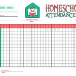 23 Free Printable Attendance Sheet Templates [Word/Excel] Inside Free Printable Attendance Sheets For Homeschool