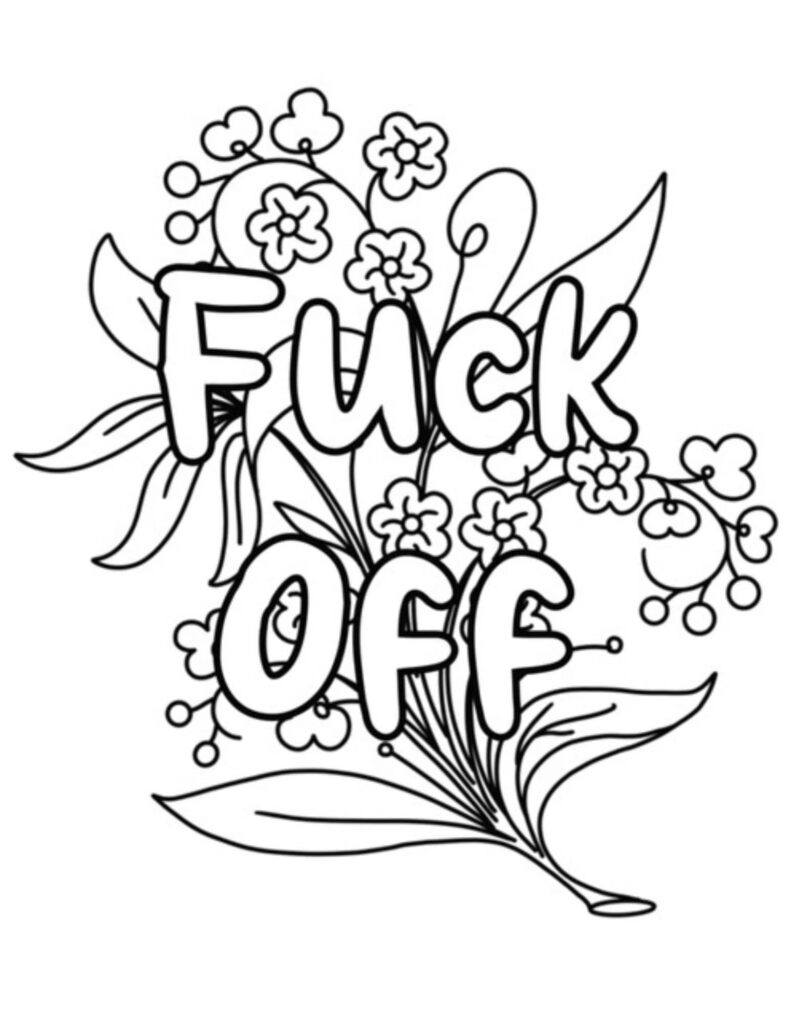 24 Adult Swear Word Coloring Pages, Funny Printable Coloring Pages Intended For Free Printable Swear Word Coloring Pages 24 Adult Swear Word Coloring Pages, Funny Printable Coloring Pages Intended For Free Printable Swear Word Coloring Pages