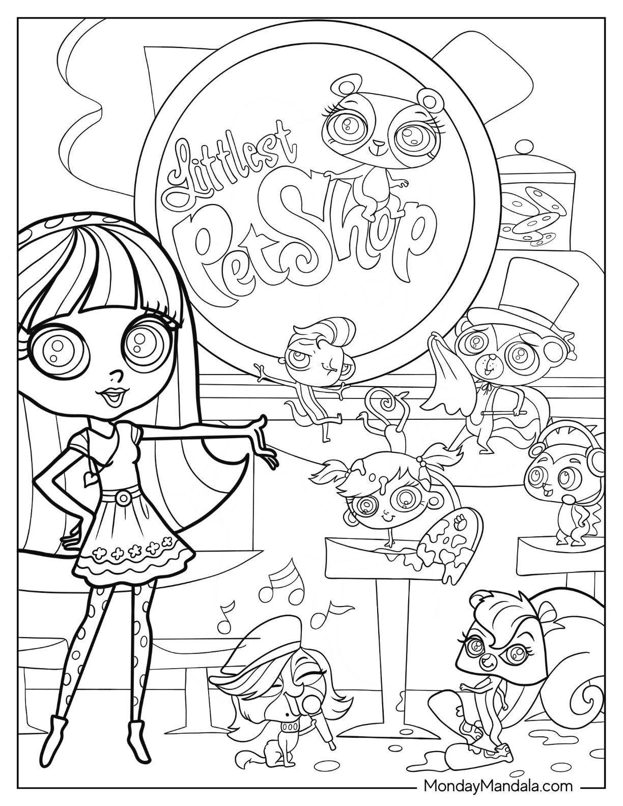 24 Littlest Pet Shop Coloring Pages (Free Pdf Printables) pertaining to Littlest Pet Shop Free Printable Coloring Pages