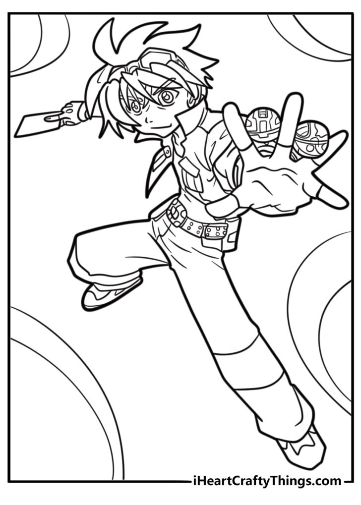 Printable Bakugan Coloring Pages Free