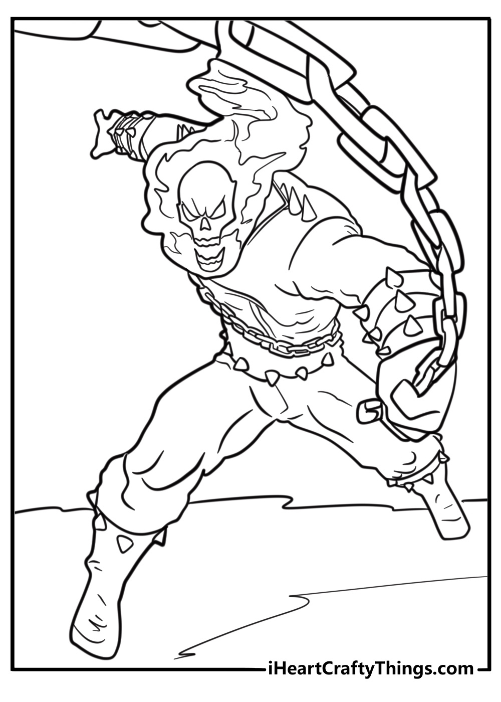 25 Free Ghost Rider Coloring Pages For Kids pertaining to Free Printable Ghost Rider Coloring Pages