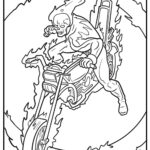 25 Free Ghost Rider Coloring Pages For Kids Within Free Printable Ghost Rider Coloring Pages