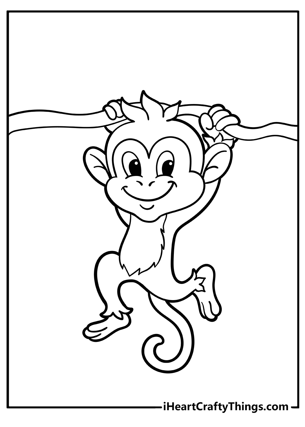25 Monkey Coloring Pages (100% Free Printables) pertaining to Free Printable Monkey Coloring Pages