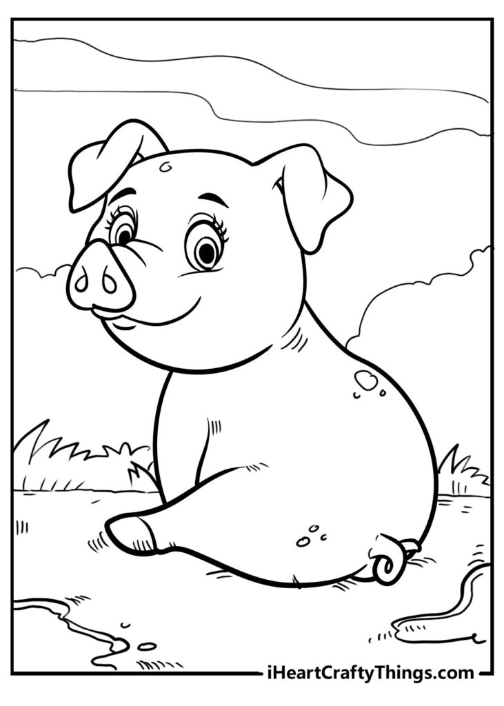 25 Pig Coloring Pages (100% Free Printables) Intended For Pig Coloring Sheets Free Printable 25 Pig Coloring Pages (100% Free Printables) Intended For Pig Coloring Sheets Free Printable