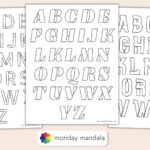 250 Letter & Number Stencils (Free Pdf Printables) Regarding Free Printable Fonts Stencils