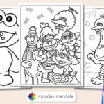 26 Sesame Street Coloring Pages (Free Pdf Printables) For Free Printable Coloring Pages Sesame Street Characters