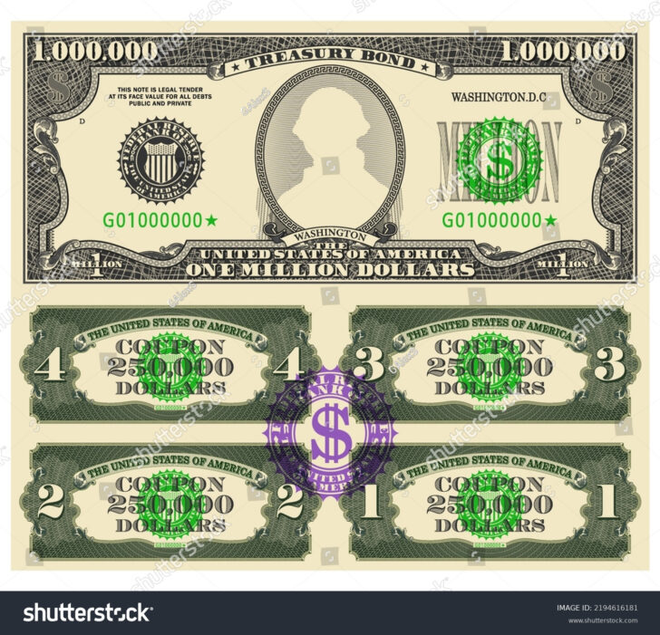 Free Printable Million Dollar Bill