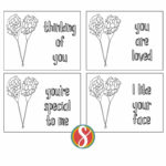 28 Free "Thinking Of You" Cards To Color — Stevie Doodles In Free Printable Color Your Own Cards