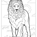 28 Lion Coloring Pages (Free Pdf Printables) Throughout Free Printable Picture Of A Lion