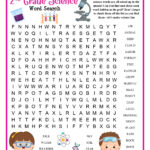 2Nd Grade Science Word Search Within 2Nd Grade Word Search Free Printable