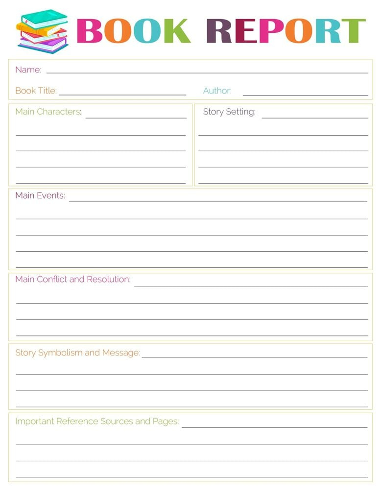3 Free Printable Book Report Templates Regarding Free Printable Book Report Forms 3 Free Printable Book Report Templates Regarding Free Printable Book Report Forms