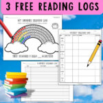 3 Free Printable Reading Log Templates   Weekly, Monthly, & Summer With Regard To Free Printable Reading Logs For Children