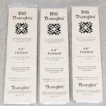 3 Pkgs. Big Thangles Paper Template Strips Hst New 5½" & 6" Quilting Regarding Printable Thangles Free