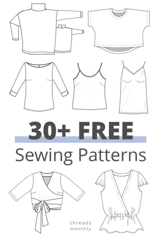 30 Free Sewing Patterns For Tops (Women) | Inc. Plus Size | T Intended For Free Printable Blouse Sewing Patterns 30 Free Sewing Patterns For Tops (Women) | Inc. Plus Size | T Intended For Free Printable Blouse Sewing Patterns