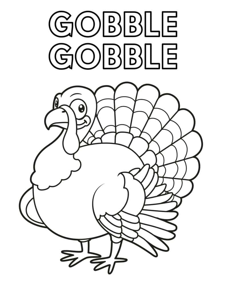 30 Free Thanksgiving Turkey Coloring Pages For Kids - Prudent for Free Printable Turkey Coloring Pages