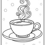 30 New Coffee Coloring Pages (100% Free To Print) With Free Printable Tea Cup Coloring Pages