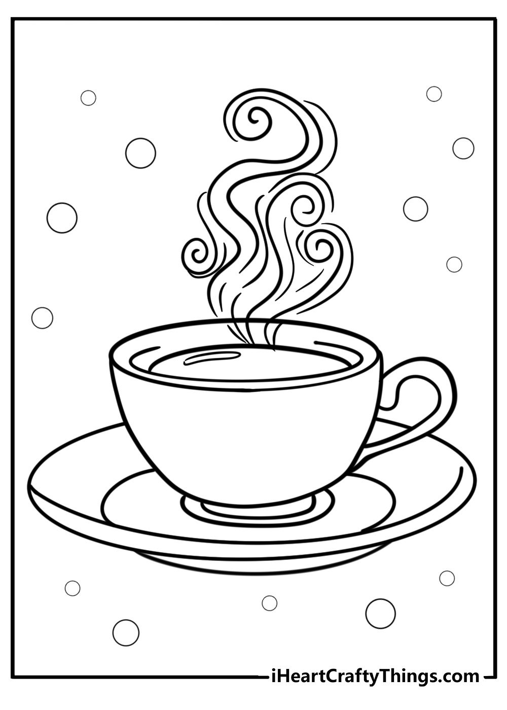 30 New Coffee Coloring Pages (100% Free To Print) with Free Printable Tea Cup Coloring Pages