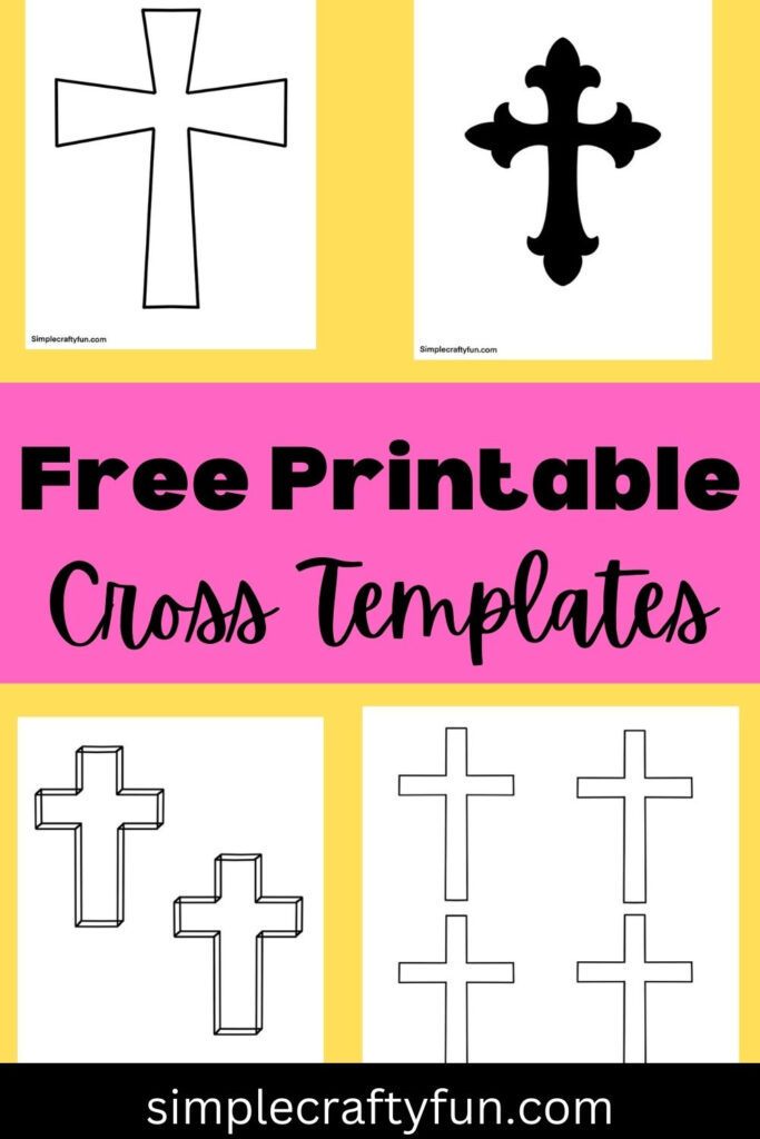 32 Free Printable Easter Crosses And Coloring Pages   With Free Printable Cross