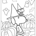 32 Peanuts & Snoopy Coloring Pages (Free Pdf Printables) With Free Printable Charlie Brown Halloween Coloring Pages