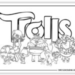 32 Trolls Coloring Pages (Free Pdf Printables)   Simply Love Coloring With Regard To Free Printable Troll Coloring Pages