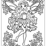 34 Fairy Coloring Pages (Free Pdf Printables) For Free Printable Coloring Pages For Adults Dark Fairies