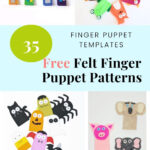 35 Free Felt Finger Puppet Patterns | Fun Cloth Crafts   Felt Throughout Free Printable Finger Puppet Templates