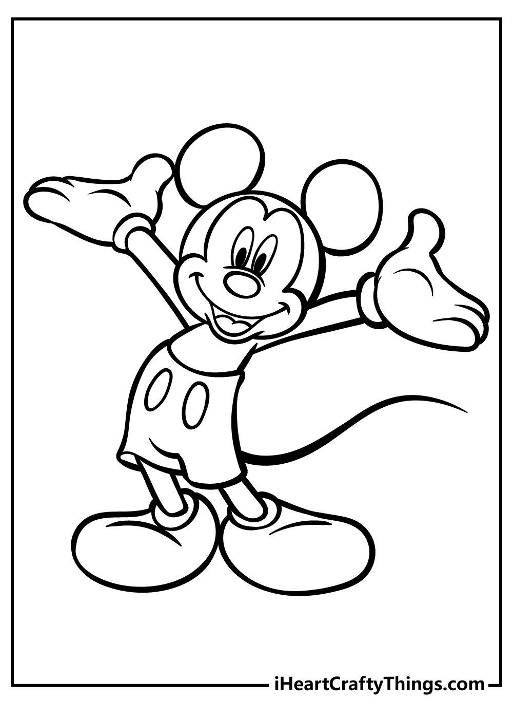 35 Mickey Mouse Coloring Pages (100% Free Printables) for Free Printable Mickey Mouse Template