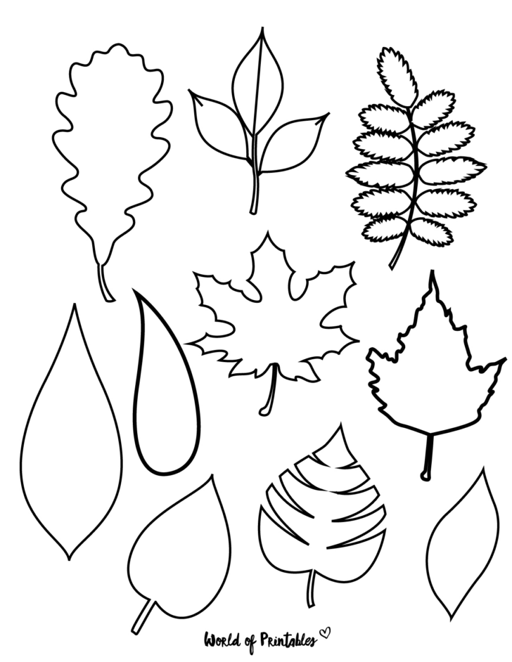 Free Printable Oak Leaf Patterns