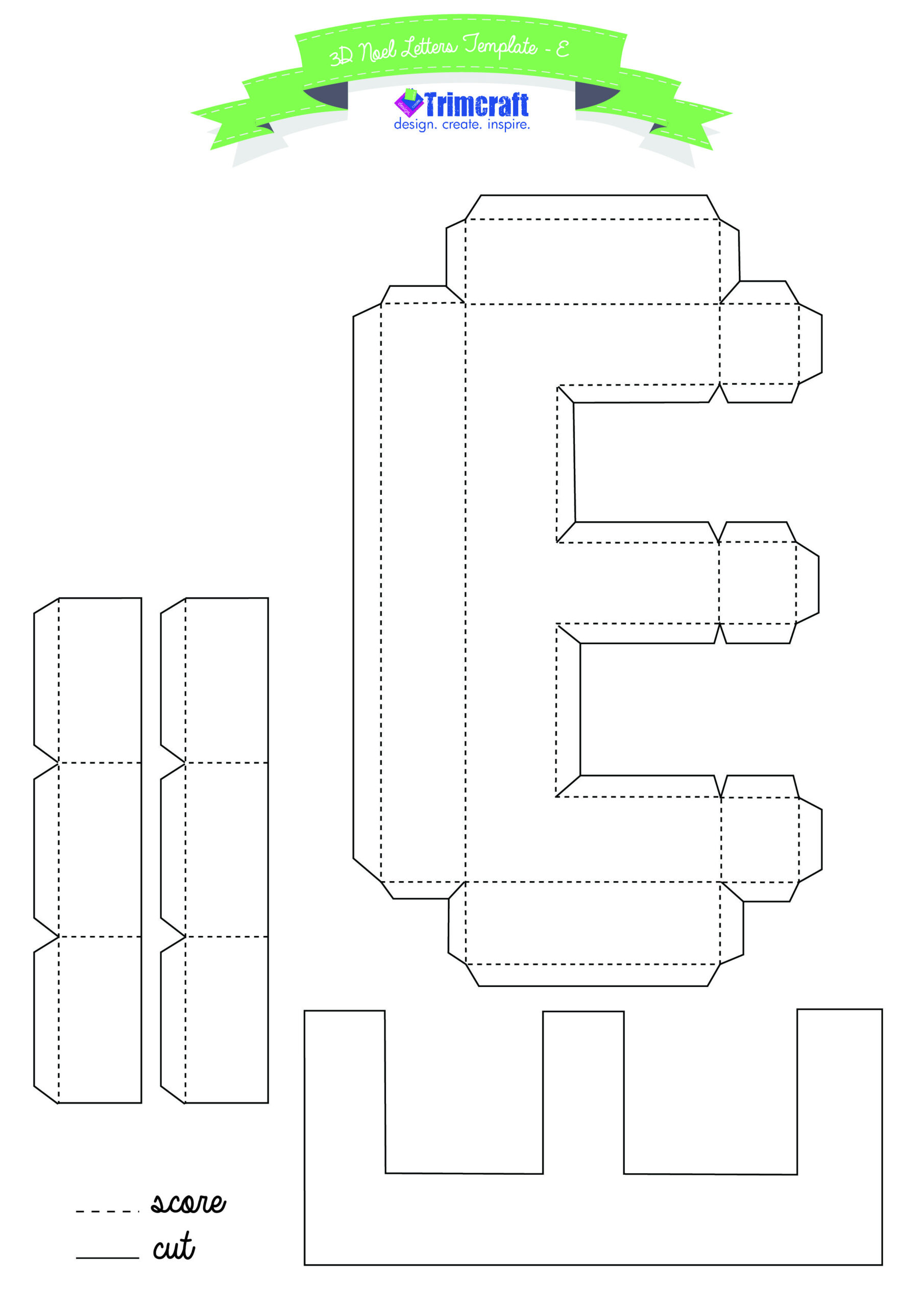 3D Letter Template within Free Printable 3D Letters
