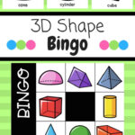 3D Shape Bingo In 3D Shape Bingo Free Printable