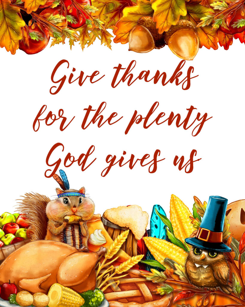 4 Gorgeous Free Printable Thanksgiving Wall Art Designs Regarding Free Printable Thanksgiving Graphics