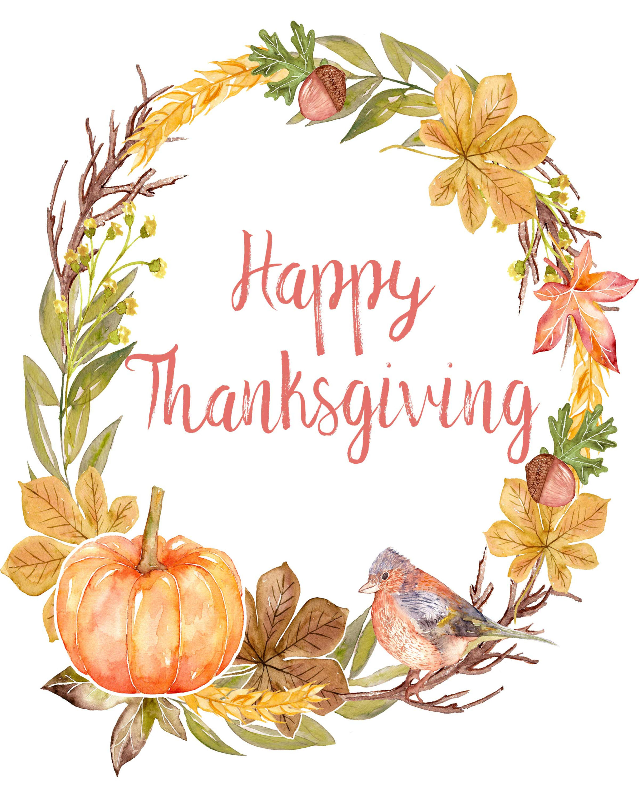 4 Gorgeous Free Printable Thanksgiving Wall Art Designs within Free Printable Thanksgiving Graphics