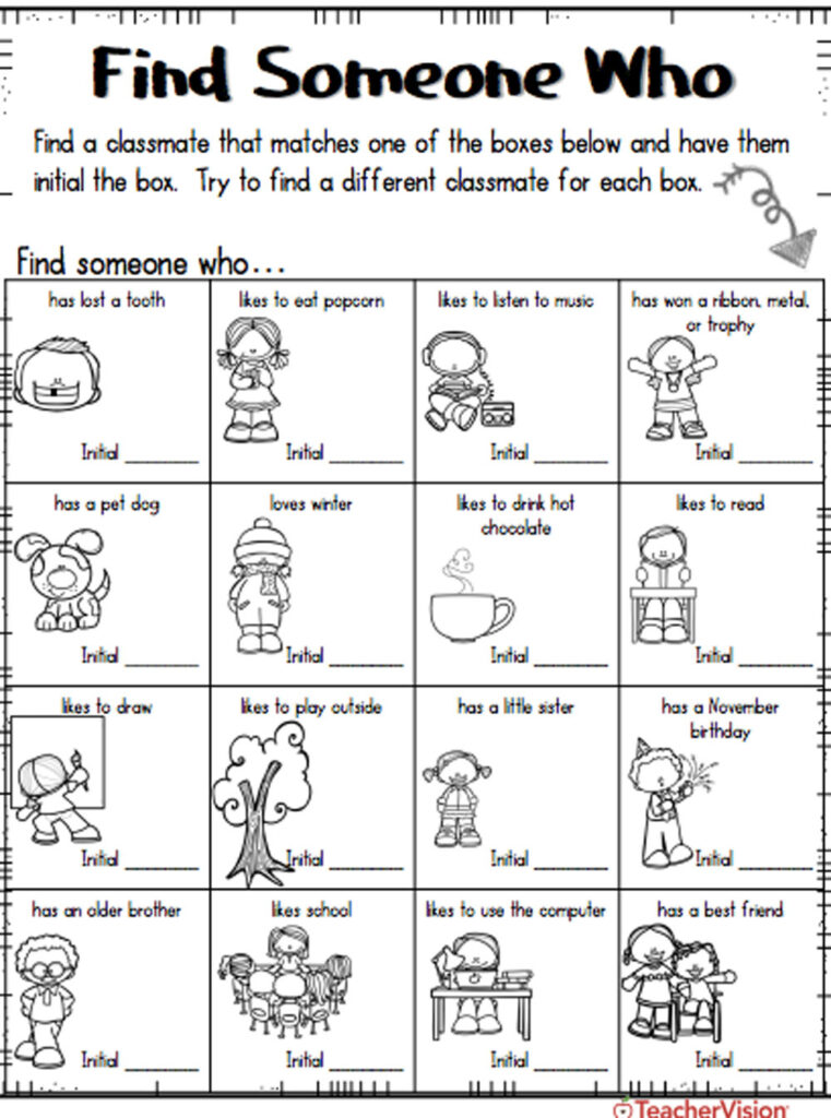 40 First Day Of School Worksheets & Printables Teachervision With Free Printable Worksheets For Highschool Students 40 First Day Of School Worksheets & Printables Teachervision With Free Printable Worksheets For Highschool Students