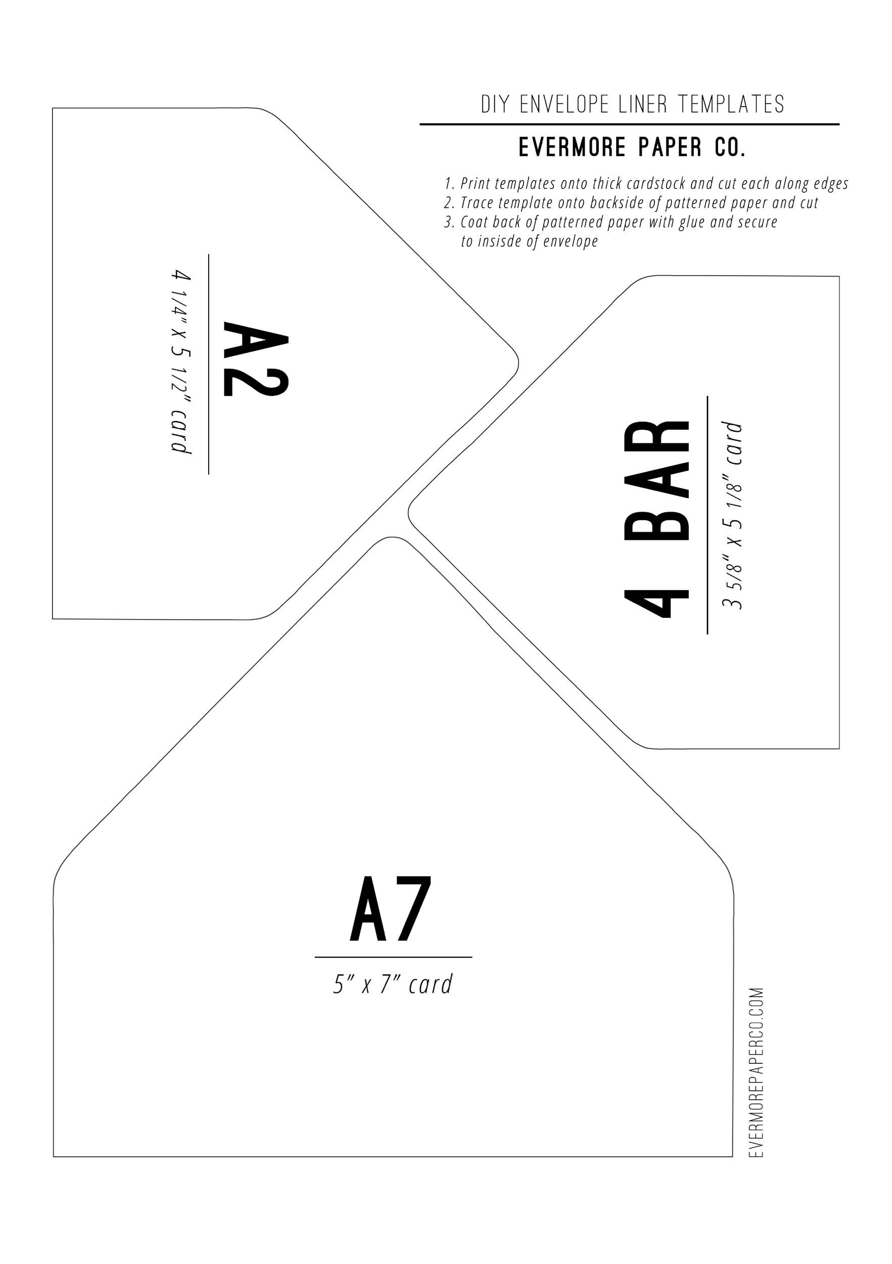 40+ Free Envelope Templates (Word + Pdf) ᐅ Templatelab pertaining to Free Printable Greeting Card Envelope Template