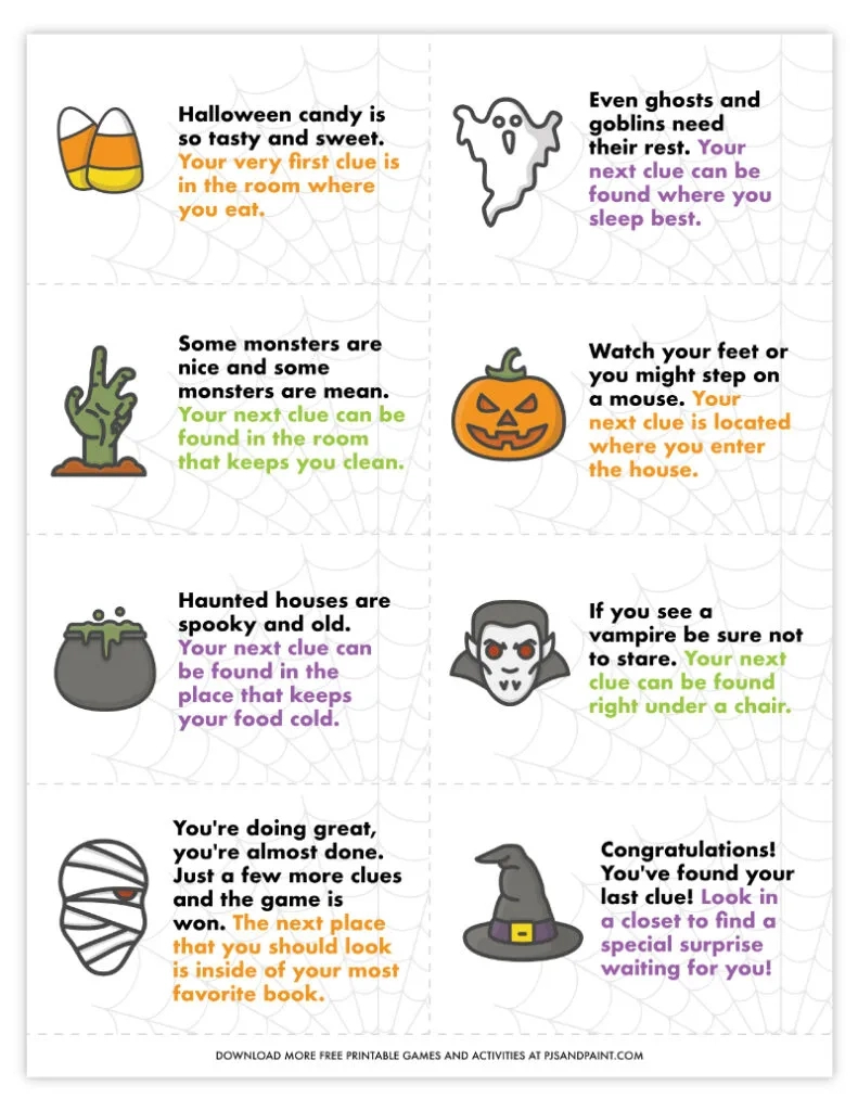 40 Free Printable Halloween Games And Activities - Pjs And Paint throughout Free Printable Halloween Games For Kids