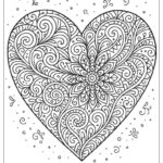 40 Heart Coloring Pages (Free Pdf To Print) | Woo Coloring Intended For Free Printable Heart Coloring Pages