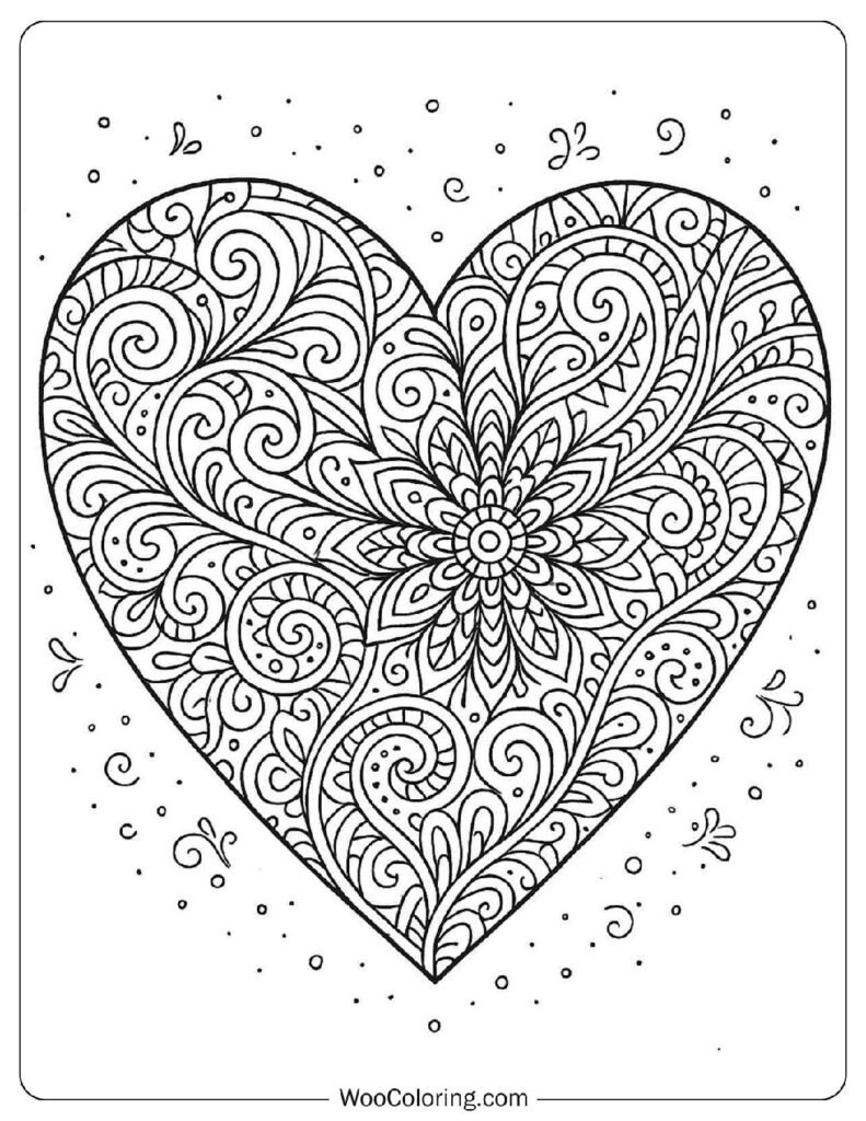 40 Heart Coloring Pages (Free Pdf To Print) | Woo Coloring Intended For Free Printable Heart Coloring Pages 40 Heart Coloring Pages (Free Pdf To Print) | Woo Coloring Intended For Free Printable Heart Coloring Pages