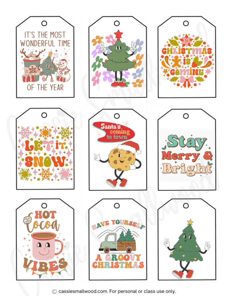 Christmas Labels Free Printable Templates