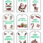 400+ Cutest Printable Christmas Tags (Free Pdf)   Cassie Smallwood Within Free Printable Happy Holidays Gift Tags