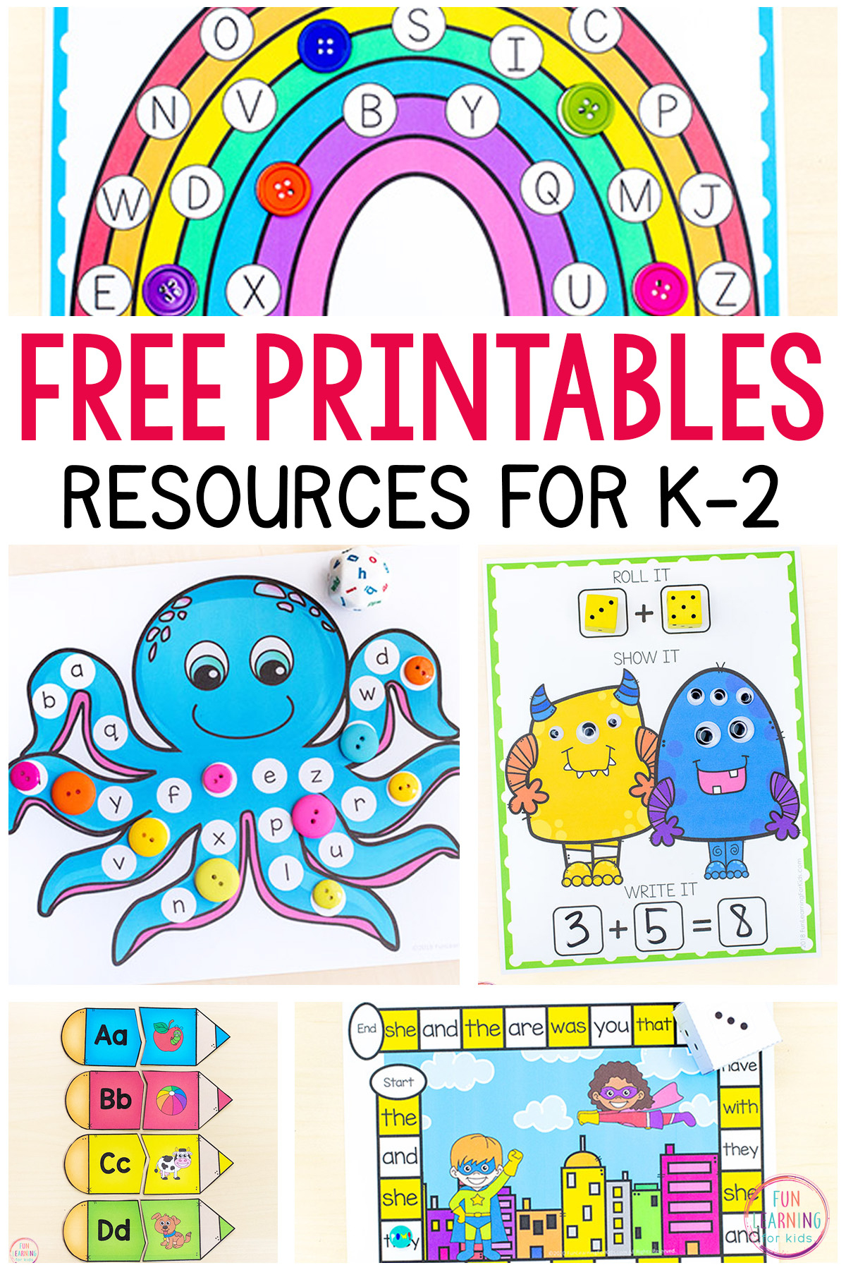 400+ Free Printables And Activities For Kids - Worksheets Library with regard to Free Printable Early Childhood Activities