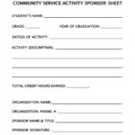 44 Printable Community Service Forms (Ms Word) ᐅ Templatelab With Regard To Free Printable Volunteer Forms