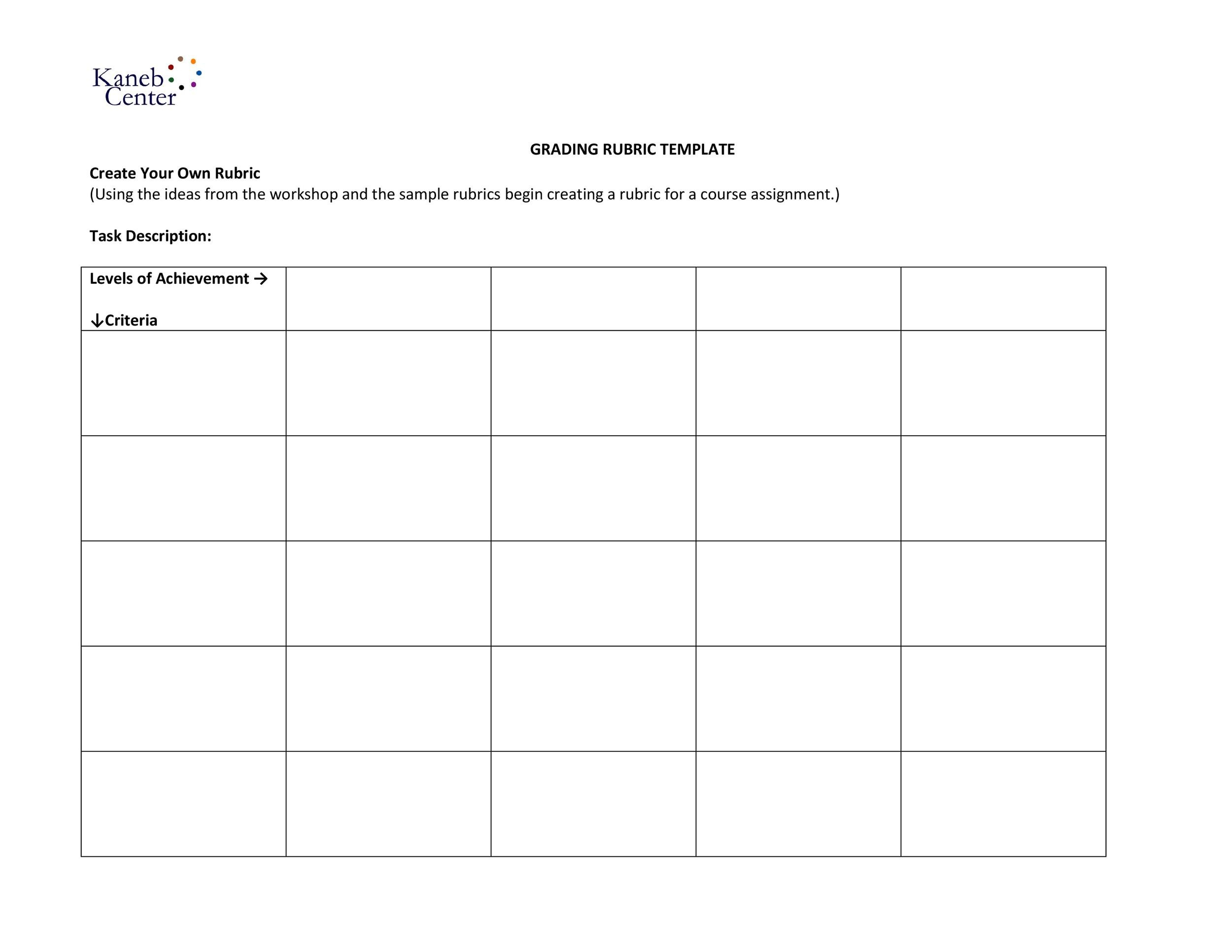 46 Editable Rubric Templates (Word Format) ᐅ Templatelab pertaining to Free Printable Rubrics For Teachers
