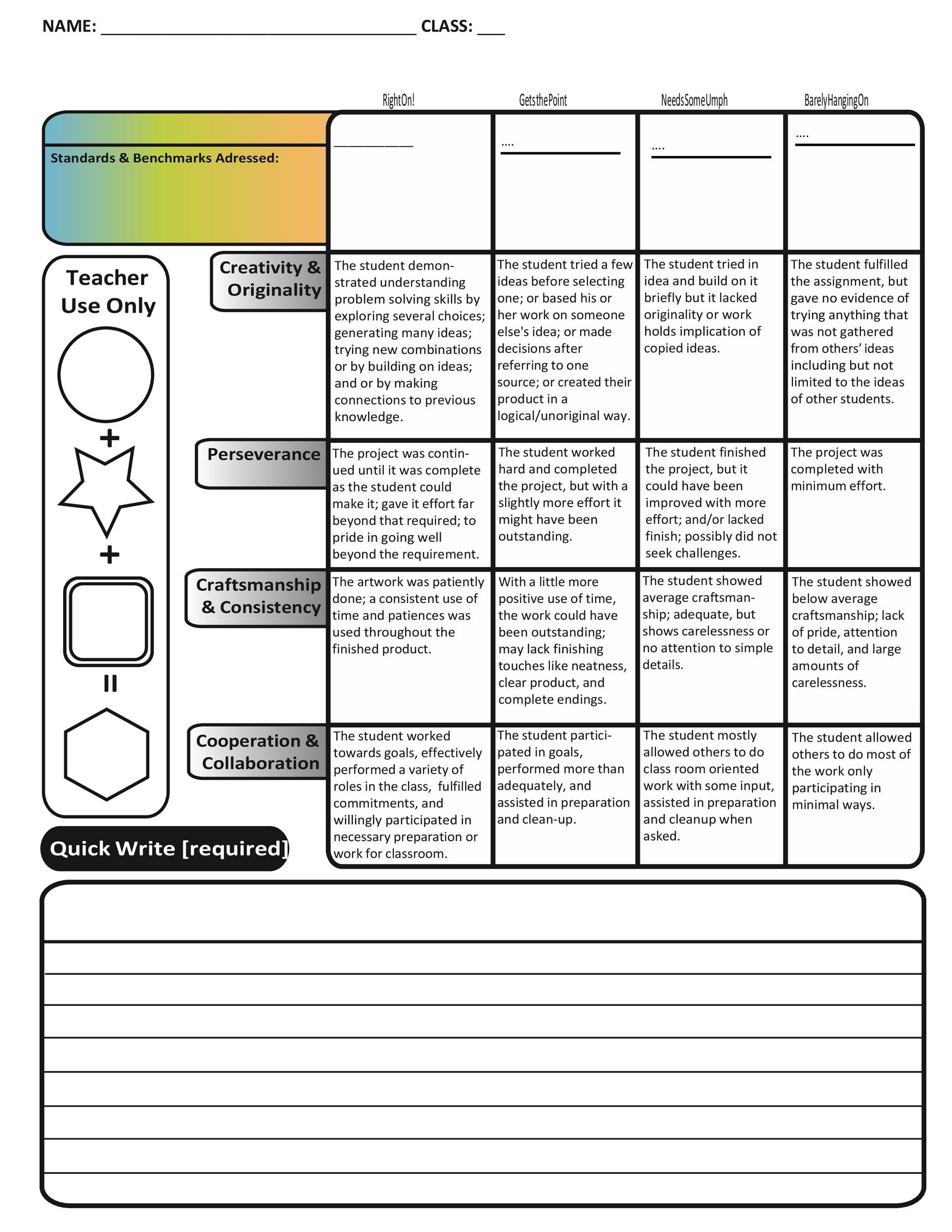 46 Editable Rubric Templates (Word Format) ᐅ Templatelab throughout Free Printable Rubrics For Teachers