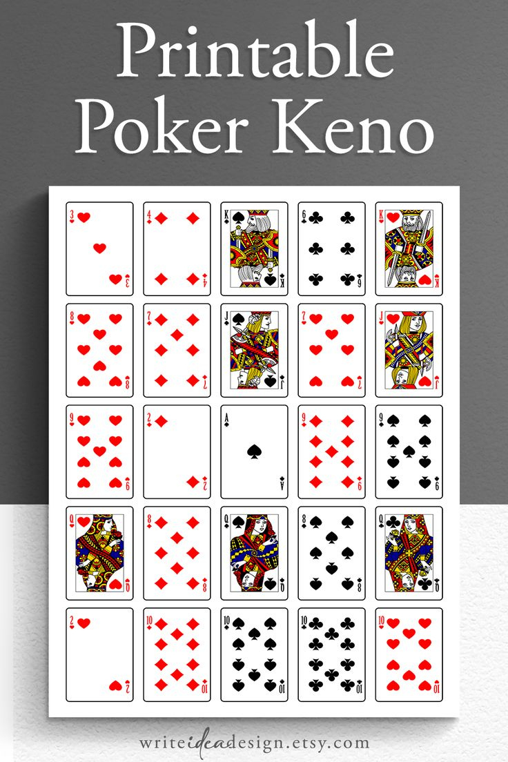 48 Printable Poker Keno Cards - Easy Download And Start Playing! pertaining to Free Printable Pokeno Game Cards