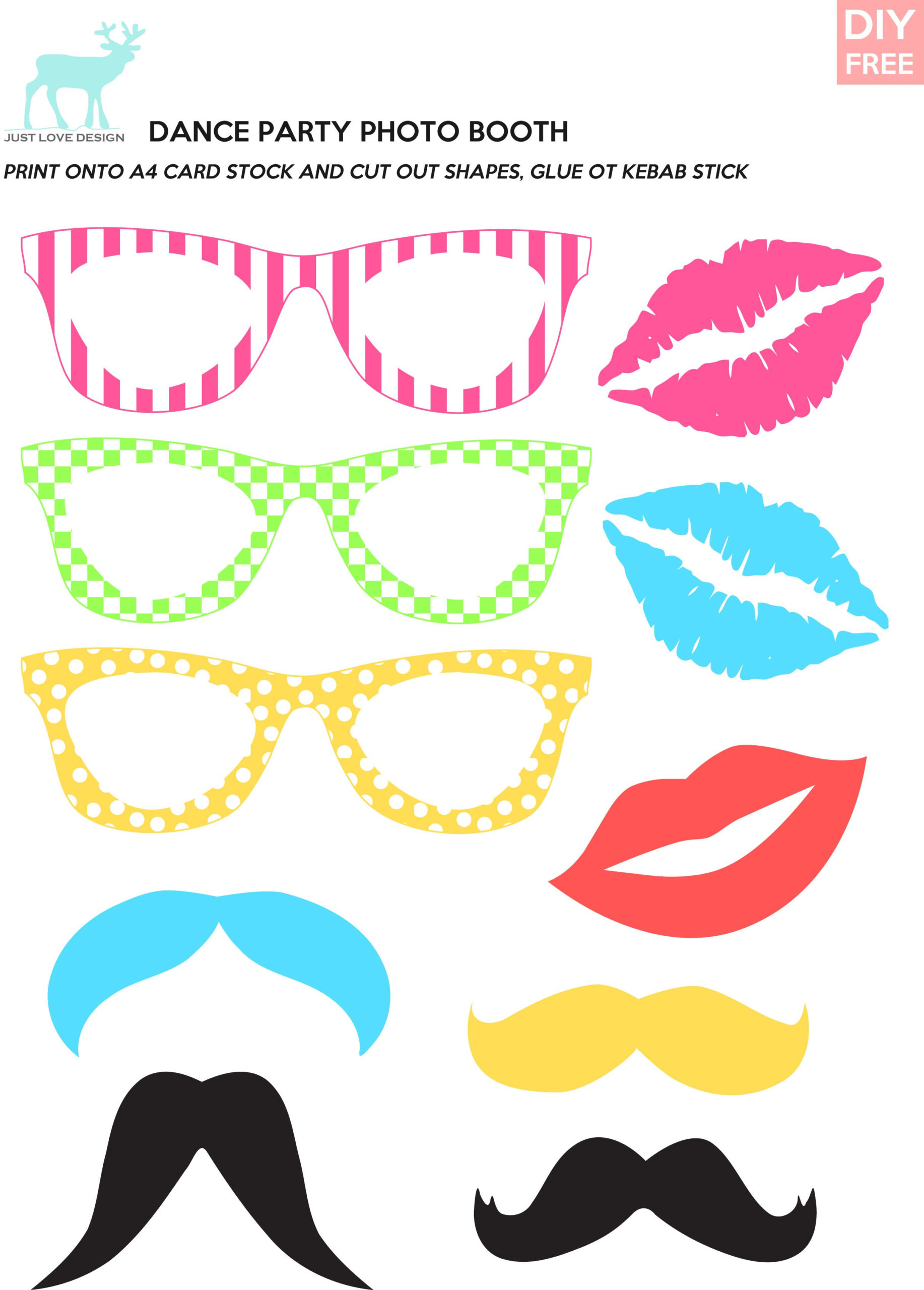 490 Free Diy Printabl File Photo Booth Props (Photobooth) Ideas in Free Printable Photo Booth Props
