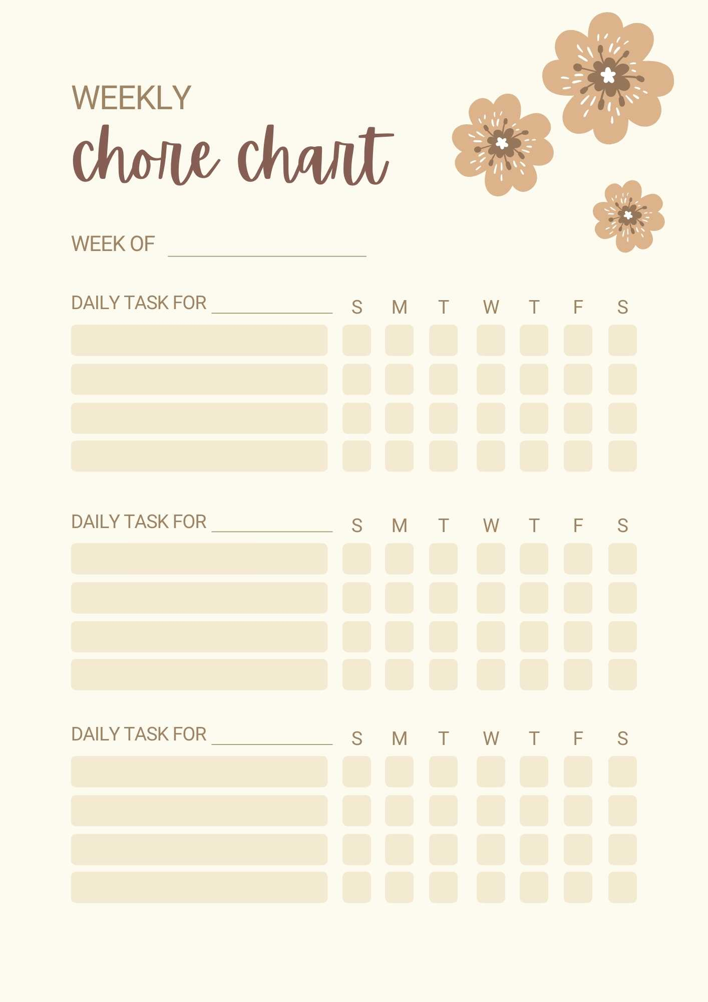 5 Best Chore Chart Templates For Multiple Kids (2025) - Milwaukee with regard to Free Printable Chore Charts For Multiple Children