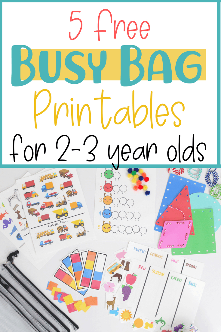 5 Free Busy Bag Printable Activities For Toddlers - Little throughout Toddler Learning Activities Printable Free