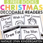 5 Free Christmas Decodable Readers Throughout Free Printable Decodable Books For Kindergarten